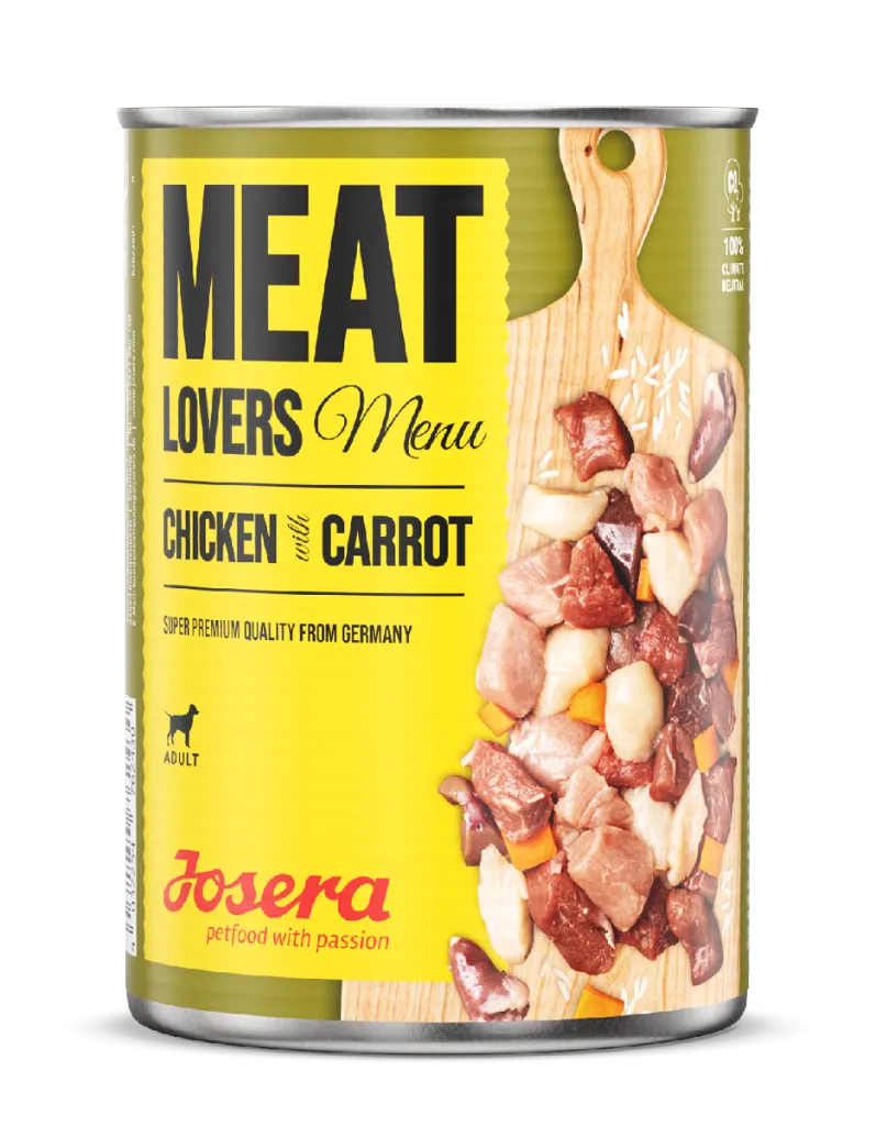 [DW_2107] JOSERA MEAT LOVERS MENU CHICKEN & CARROT (6 x 400 g)