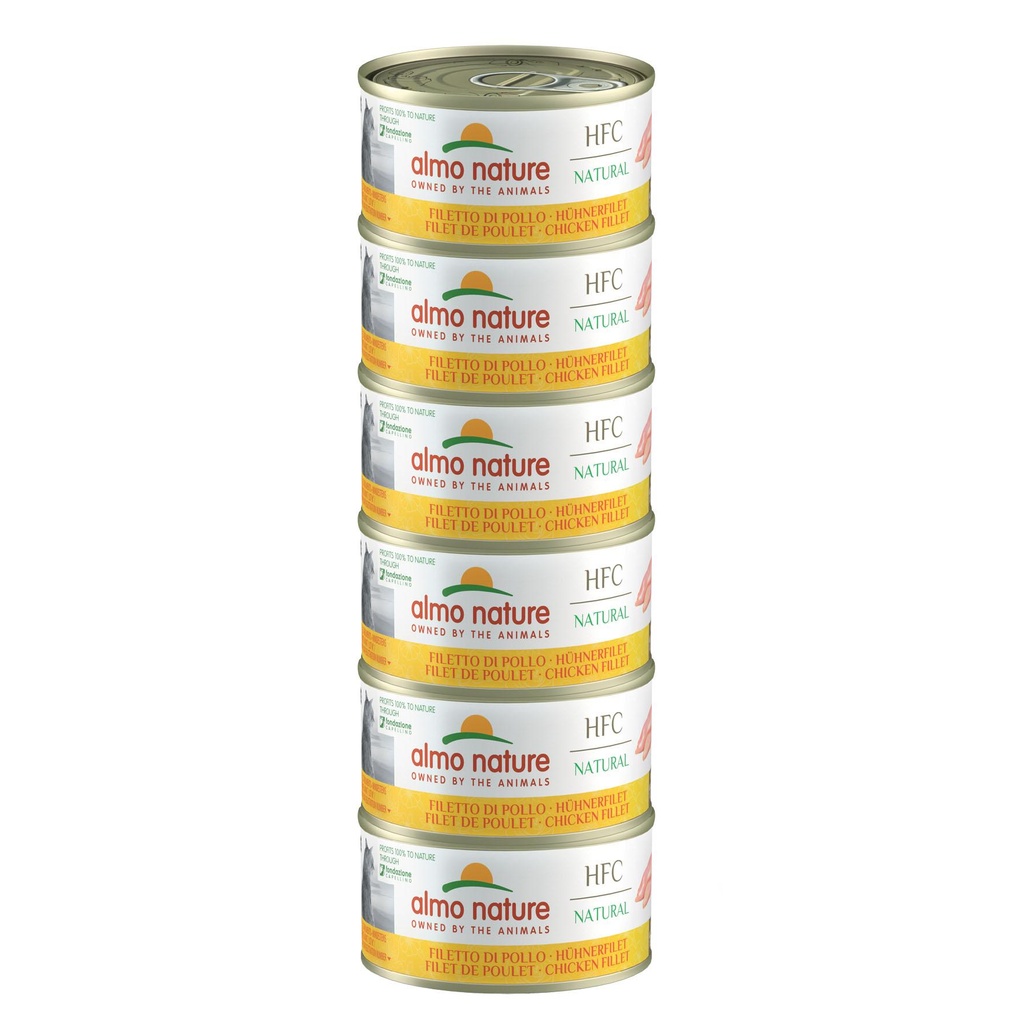 HFC Natural – Filet de poulet, 6X70 g